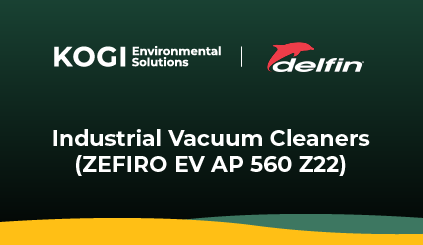 Delfin - Industrial vacuum cleaners (ZEFIRO EV AP 560 Z22) - Kogi Environmental Solutions